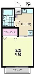 間取図画像 1K