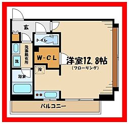ル・リオン府中駅前 1Kの間取図画像