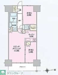 トラープランド翠命館 2LDKの間取図画像