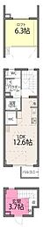 TAS経堂レジデンス 1LDKの間取図画像