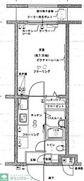 アヴィニティー調布南 1Kの間取図画像