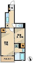 アストライア 2Kの間取図画像
