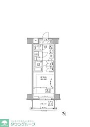 RELUXIA国分寺 2Kの間取図画像