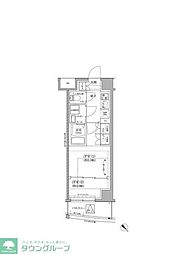 RELUXIA国分寺 2Kの間取図画像