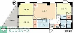 ヨシダビル 3LDKの間取図画像
