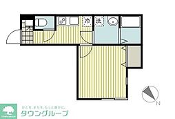 wellz西生田 1Kの間取図画像