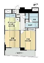 ミリオンステージ吉祥寺 2DKの間取図画像