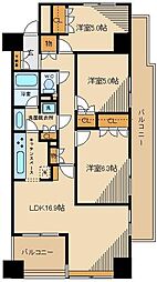 東府中パークホームズ 3LDKの間取図画像