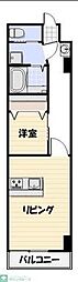総建みどりハイム 1LDKの間取図画像