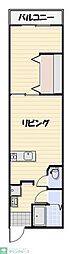 Likes葛城 1LDKの間取図画像
