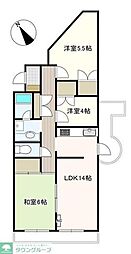 シャトルグランディ 3LDKの間取図画像