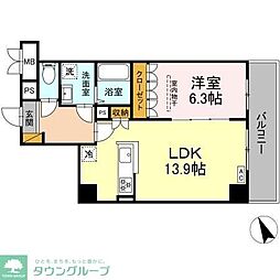 Grand Village 1LDKの間取図画像