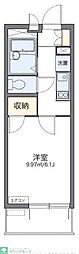 レオパレスラトナ 1Kの間取図画像