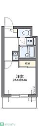 ソフィア参番館 1Kの間取図画像