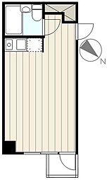 グランメール池袋 ワンルームの間取図画像