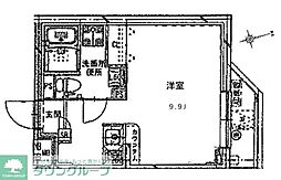 creal常盤台 ワンルームの間取図画像