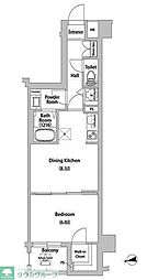 BLESS西巣鴨 1LDKの間取図画像