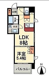 エクセレンシア駒込 1LDKの間取図画像