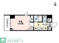 GrandTruth桜台駅前 1Kの間取図画像