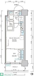 パークアクシス池袋イースト 1LDKの間取図画像