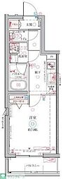 CREVISTA氷川台 1Kの間取図画像
