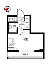 PalaisHomes桜台 ワンルームの間取図画像