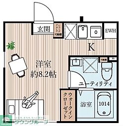 アイリス大塚 ワンルームの間取図画像