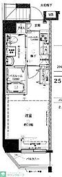 CREVISTA中板橋 1Kの間取図画像