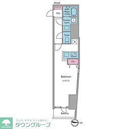 COMFORIA要町 ワンルームの間取図画像