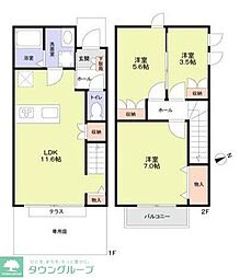間取図画像 3LDK