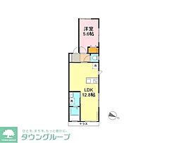 サンライズ天王台 1LDKの間取図画像