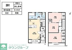リーブルファイン愛宕駅前I 3LDKの間取図画像