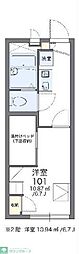 レオパレスコヤマTH 1Kの間取図画像