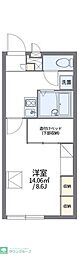 レオパレスPolaris 1Kの間取図画像