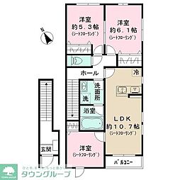 Sun Otto Hills 3LDKの間取図画像