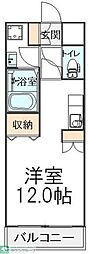モアルヤタ藤 ワンルームの間取図画像