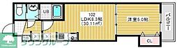 アルカンシエル柏 1LDKの間取図画像
