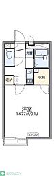 レオネクストムカイハラ2 1Kの間取図画像