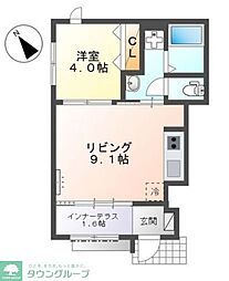 間取図画像 1LDK