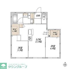 物件の間取り