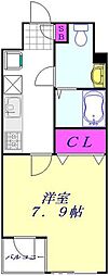 間取図画像 1K