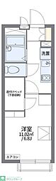 レオパレスアピラ 1Kの間取図画像
