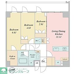物件の間取り