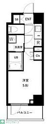 さいたま市南区辻8丁目マンション 1Kの間取図画像