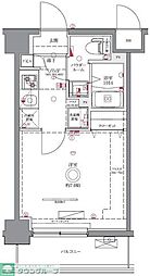 GENOVIA西川口II 1Kの間取図画像