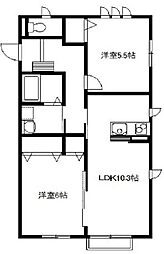 ChrisHeim 2LDKの間取図画像