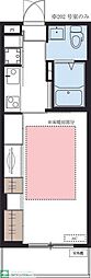 リブリ・アクエリアス 1Kの間取図画像