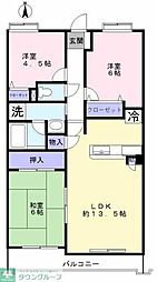 プレイヤード戸田 3LDKの間取図画像