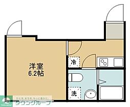 Ｓｏｌｅｎａ瑞江 1階1Kの間取り