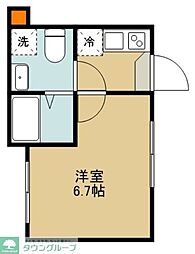 Ｓｏｌｅｎａ瑞江 202 2階1Kの間取り